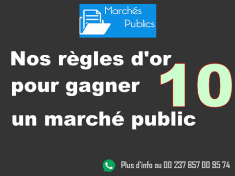 comment gagner un marché public - appel d'offres