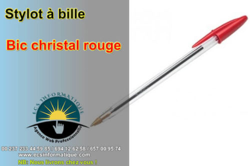 bic cristal rouge