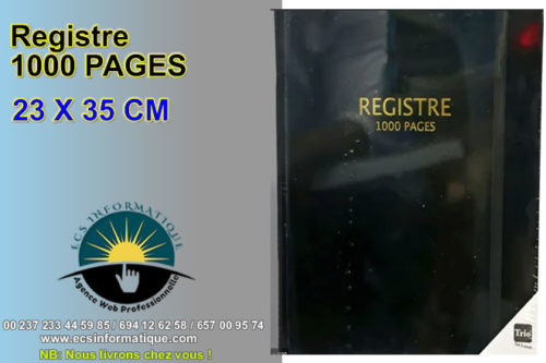 registre 1000 pages