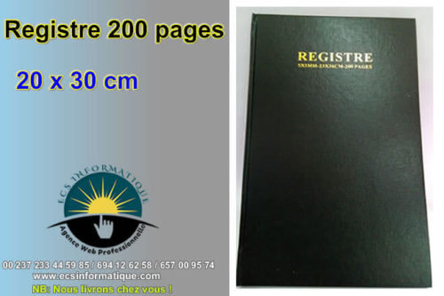 registre 200 pages