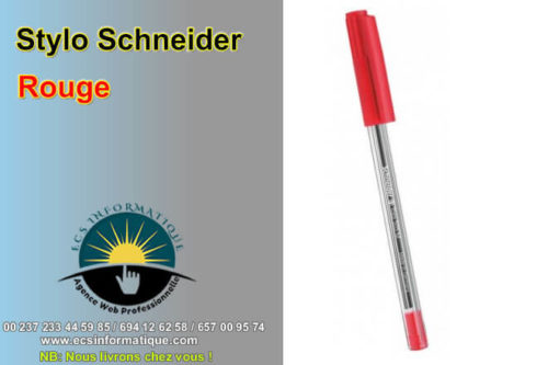 stylo schneider rouge