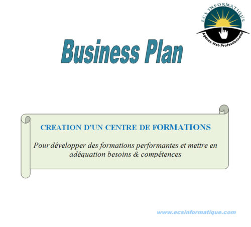 Exemple de business plan de création d'un Centre de Formation