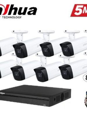 Kit de 8 caméras dahua 5MP + DVR 8 canaux