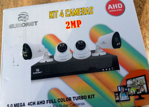 Kit de 4 cameras Euronet 2MP